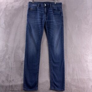 Diesel Jeans Mens Size 29x31 Blue Faded Wash Thommer Slim Denim Staright